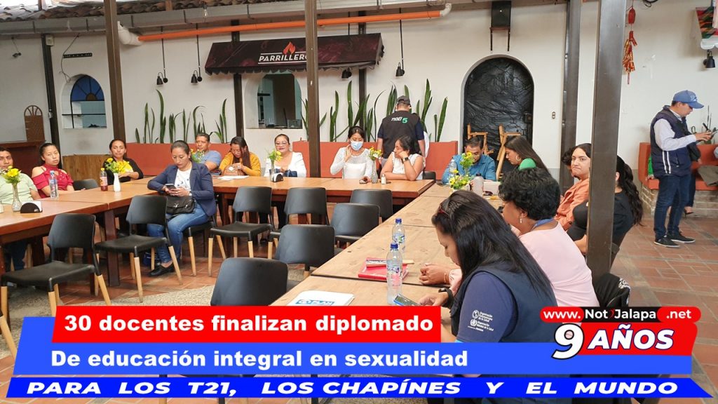 30 Docentes Finalizan Diplomado De Educación Integral En Sexualidad Noti Jalapa 2502